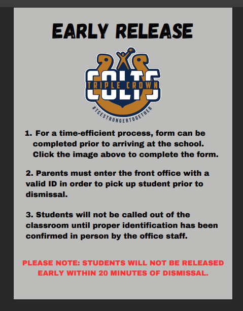 Early release Policy